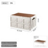 3a438d28e542ee46 Outdoor Camping 35L Folding Household Car Trunk Storage Convenient Organizing Box