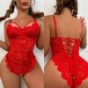 Sexy Lingerie Women Sleepwear Lace Underwear 3pcs Bra Panty Garters Erotic Lingerie Sets Sexy Women's Bra Valentine's Day Gift