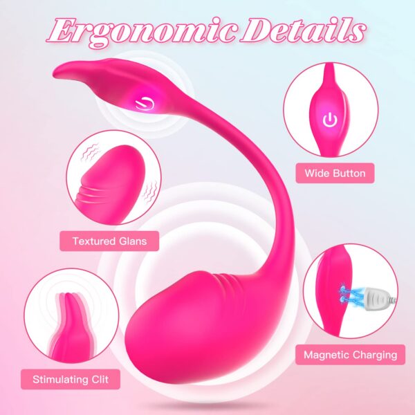 3a65e165c1f91cb7 Adult Sex Toys Wearable Panty Couple Vibrator Dildo 10 Vibrations, Long Distance Vibe Rechargeable Vibrating Panties with APP Control, G spot Clit Stimulator for Women
