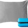 Small Cooling Shredded Gel Memory Foam Pillow，Adjustable for Contoured Support -Portable Ideal for Backpacking, Camping, Travel, Car, Airplane,Office Nap
