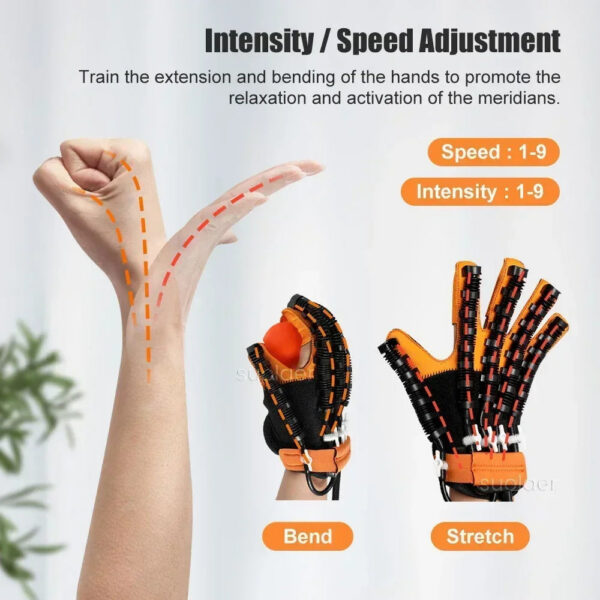 3a74c07d92d55aec Heated Rehabilitation Robot Gloves Hemiplegia Stroke Physiotherapy Training Device Finger & Hand Function Workout Recovery Tool