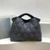 3a7957c81d8f63e4 Trendy Puffer Quilted Tote Bag, Rhombus Nylon Shoulder Bag, Soft Padded Handbag For Women