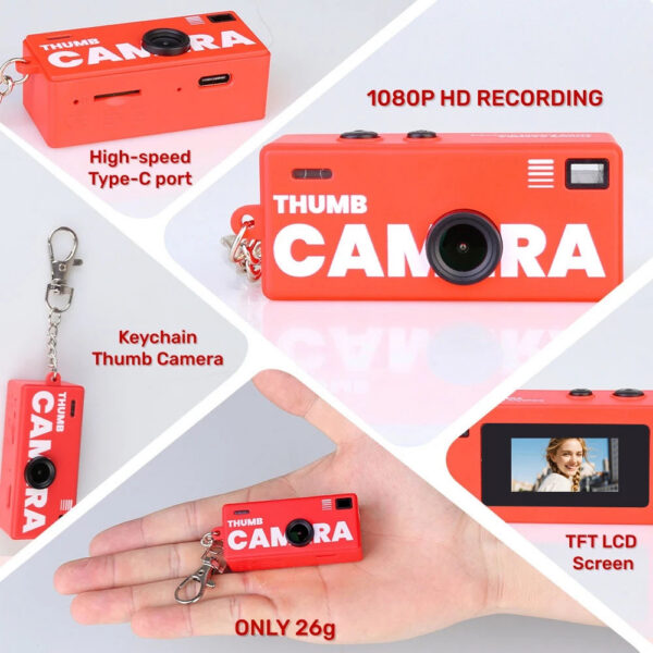 3a80003cd2ea4af1 Magecam Digital Camera 0.96 Inch Keychain Camera Retro Support Memory Card 1080P Very Small Camcorder Video Recorder with Flash