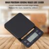 1pc Black 0.1g Coffee Dropping With Timer Digital Kitchen High Precision LCD Scale