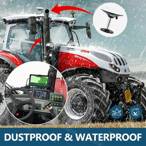 3a9c133408ab3ceb 7 Inch Touch Screen Agriculture Tractor GPS Harvester GNSS Navigator for Seeding and Sowing Farmland Activities