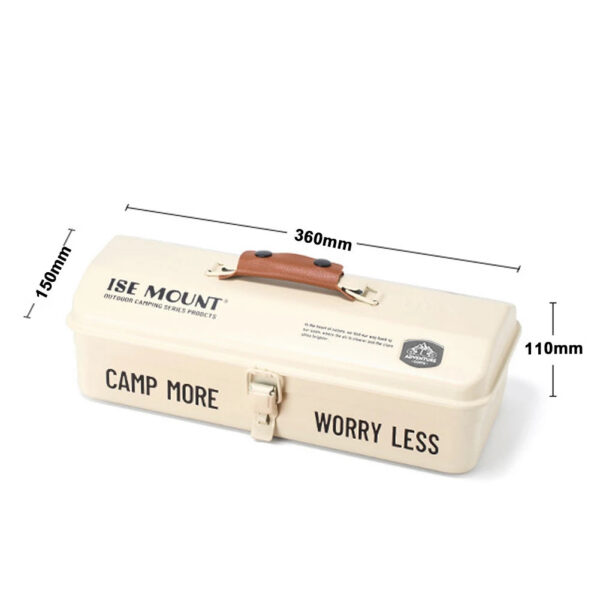 3aaef7cd5e8bf298 Outdoor Tools Storage Box Portable Camping Picnic Hand Box Metal Tools Storage Box with Handle Sundries Storage Box