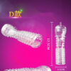 3ab87a99d5fb1444 Spike Condoms Penis Extension Sleeves Sex Toys for Men Delay Ejaculation Reusable Condoms Enlargement Sperm Lock Cock Ring