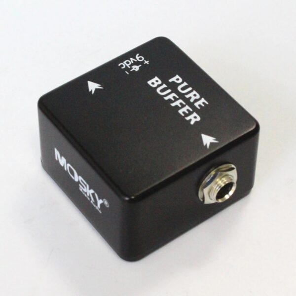 MOSKY Pure Buffer Pedal,Buffer Guitar Effect Pedal Full Metal Shell Guitar Accessories Black