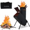 3ad7ddc30600c85a Rocket Stove Wood Burning Camp Stove Rocket Stove for Cooking Portable Wood Mini Burning Stove, Fire Camping Stove for Cooking backyard cooking Camping grill outdoor events BBQ Comes with storage bag