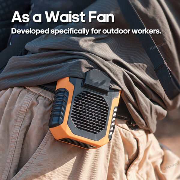 3ad8a562a8ecf3bd Kinscoter 6000mAh Hanging Neck/Waist USB Mini Portable Rechargeable Fan For Outdoor Camping Hiking Climbing Running Sports