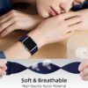 3adc802cdeddd865 DaQin 3 Pack Elastic Bands Compatible with Apple Watch Band 45mm 44mm 49mm 42mm 41mm 40mm 38mm Women Men, Soft Nylon Solo Loop Straps for Apple Watch SE iWatch Series 9/8/7/6/5/4/3/2/1/Ultra/Ultra 2
