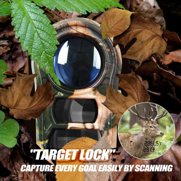 REVASRI Laser Rangefinder 1000 Yards Rechargeable Battery Hunting Range Finder with Target Acquisition Technology E