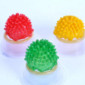 3aea1735307b25bf 1PC Dotted Condoms Sex Toys Passionate Women Vaginal G-Spot Stimulation Sex Accessories Large Lubricated Orgasm Penis Sleeve 18+