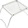 3af2e800622880f4 OAJABBGE Klappbarer Lagerfeuer Grill Herd Ständer Edelstahl Camping Feuer Kochgestelle Grill Herd Ständer Für Outdoor Camping Wandern