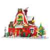 3afbae2ffa2c422d 2023 City Creativity Winter Village ART House Model Building Blocks Bricks Kids Toys Christmas Gift
