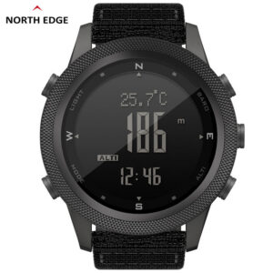 NORTH EDGE APACHE-46 Men Digital Watch Sports Running Swimming Outdoor Sport Watches Altimeter Barometer Compass WR50M