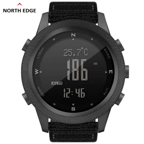 NORTH EDGE APACHE-46 Men Digital Watch Sports Running Swimming Outdoor Sport Watches Altimeter Barometer Compass WR50M