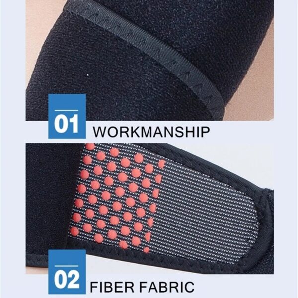 Self Heating Wrist Band Magnetic Therapy Support Brace Wrap Heated Hand Warmer Compression Pain Relief Wristband Sanitizer Belt