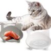 3b209a9483c46018 Cat Food Bowl, Anti-Skid Base, Non-Toxic Material, Dishwasher Safe, 14.5cm Diameter