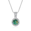 3b214dc4b027d0c3 BIJOX STORY Moissanite Diamond Pendant Necklaces For Women Sterling Sier Chain Trending Iced Bling Wedding Jewelry