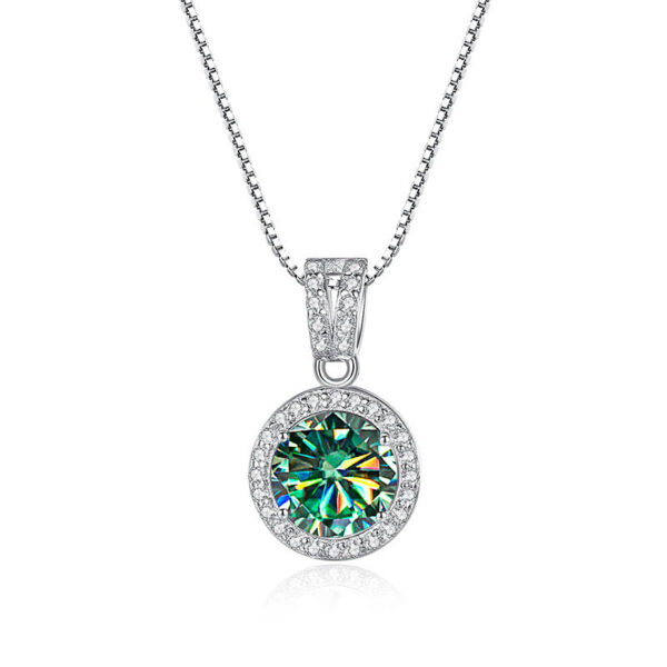 3b214dc4b027d0c3 BIJOX STORY Moissanite Diamond Pendant Necklaces For Women Sterling Sier Chain Trending Iced Bling Wedding Jewelry