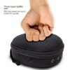3b2a68ecf9bbf556 Portable Bag Protective Case Black 15.5cm Waterproof EVA Outdoor Cover Boxs For Spinning Reel Fishing Tools Tackles