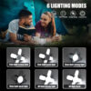 3b373bc570a2eee1 LED Camping Lantern 4500mAh Solar Hanging Night Lamp 1000LM Folding 90 Rotating Base USB Charging IPX4 Waterproof for Fishing