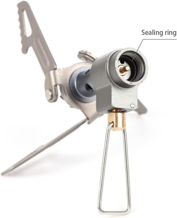 3b39a02fa7d9d27f BRS 3000T Ultralight Backpacking Stove - Portable Pocket Titanium Camping Gas Burner - Only 26g With Extra Backup O-Ring