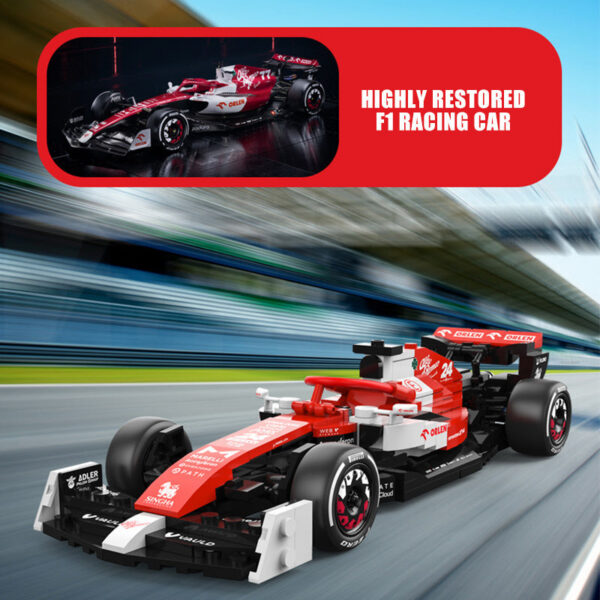 3b43dcf5d5856c88 Technical F1 Formula Racing Sport Car Model Building Blocks City 1:24 Assembly C42 Speed Vehicle Bricks Toys For Kids Adult Gift