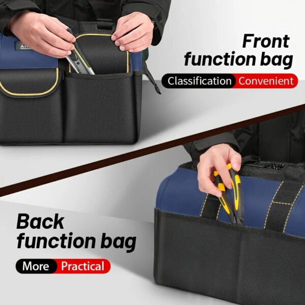 AIR Multifunctional Tool 1680D Oxford Cloth Electrician Waterproof and Wear-Resistant High Capacity Storage Bags