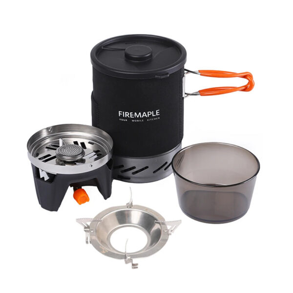 3b62dee8de09db01 Fire Maple Star X1 Camping Stoves Outdoor Hiking Cooking System With Stove Heat Exchanger Pot Bowl Portable Gas Burners FMS-X1