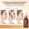 3b9d3a2012d7ba74 Electric V Face Lifting Beauty Device 6 Modes 8 Levels EMS Micro-current Firming Facial Massager Double Chin Removal Skin Care