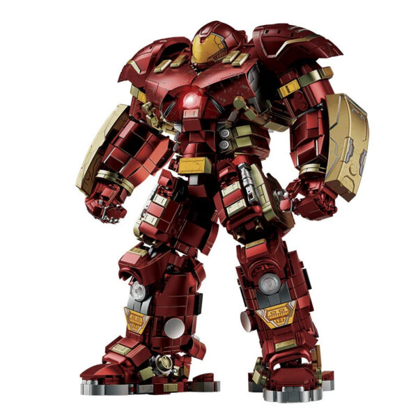 3bad9aaac9aa3cc3 2700+pcs Iron Heroes Blocks Action Figures Mark Building Sets Buster Mech DIY Brick Collectible Toys for Boys Adult Kids Gifts