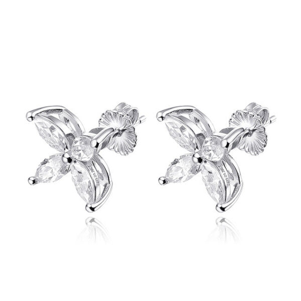 Serenity 1.2cttw 3*6mm Marquise Cut All Moissanite For Women S Sier 4 Stones Horse Eye Diamond Pendant Necklace