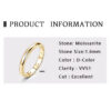 3bcf8f27ede24554 Lnngy Moissanite Diamond Ring Sier Rings Original Certified For Women Couples Delicate Stackable Wedding Finger Jewellery