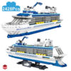City 2428Pcs Cruise Liner Ship Sailing Boat Mini Model Building Blocks Creative Big Ocean Vessels Bricks MOC Toys Children Gifts