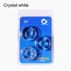 3bde60c5d3673bc4 Crystal Silicone Penis Ring Semen Lock Ring Sex Toys for Adults Men Long Delay Ejaculation Penis Cock Ring Sexes Accessoires