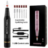 YOKEFELLOW Drill 30000RPM Professional Electric Nail File Kit for Acrylic Gel Nails Manicure Pedicure Home Use