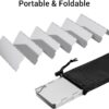3bf3880fc219ef71 Camp Stove Windscreen, Ohuhu Camping Stove Windscreen 8/10/12 Plates Aluminum Folding Portable Camping Stove Windshield Grill Wind Screen for Camp with Carry Bag for Camping Hiking Picnic Backpacking