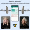 Self-Fitting OTC Aids, Mild to Moderate Loss,Bluetooth Hearing Aid with Invisible Fit Noise Support