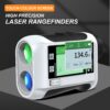 touch screen Range Finder Golf Telescope rechargeable rangefinder LCD Display Laser Distance meter with Flag-Lock 600m