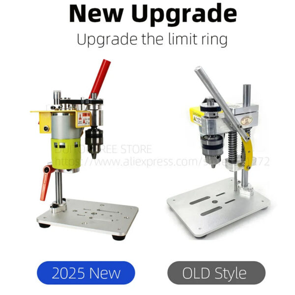 Multifunctional Mini Bench Drill Milling Machine 120W DIY High Precision Drilling Machine Chuck Hole Punching Machine