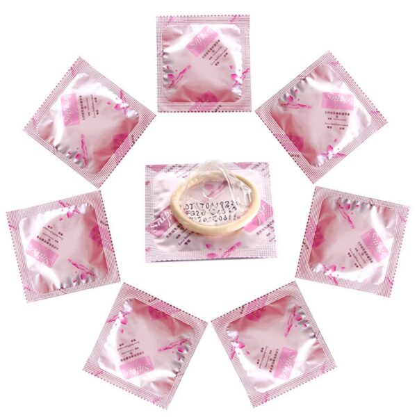 3c2757a3f45d5ae7 50/100pcs Bulk Ultra Thin Condom 52mm Hyaluronic Acid Lubrication Penis Sleeves Adults Safer Sex Toy Contraception Supplies