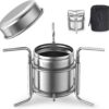 Lixada Spirit Burner,Alcohol Stove Burner Portable Outdoor Mini Spirit Stove for Hiking BBQ Cooking Picnic Camping Survival