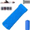 3c3af346a00c33f3 Coziya Matelas, Portable Waterproof Sleeping Pad, Ultralight Inflatable Camping Mattress, Built-in Pillow and Anti-Slip Design, for Camping, Travel, Home, Office (Navy Blue)