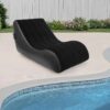 3c627b5d6e92bd24 Inflatable Couch with Built in Pump - Upgraded Extra Size Air Lounger Sofa, Portable Folding Blow up Mattress, Inflatable Bed Waterproof Air Mattress Sofa Chair for Home, Camping/Rose-red