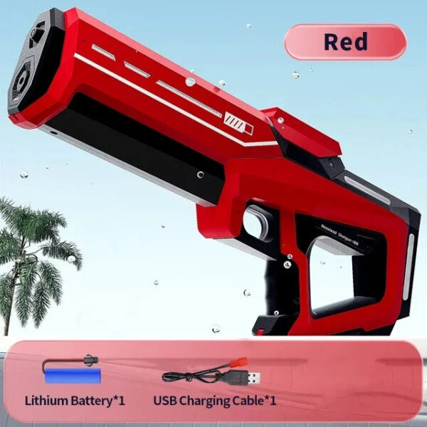 Automatic absorbing electric gun, outdoor beach swimming pool entertainment, adult and children's water gun