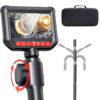 3c8618ba7eb2c51f 4.3-inch Bi-Directional Borescope, 8.0mm Camera, HD 1080P with LED Illumination for Automotive Repair, Plumbing Inspection