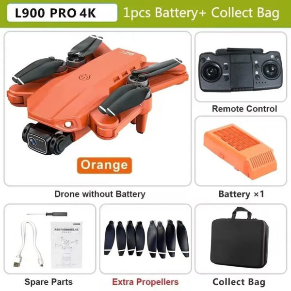 3ca1709cf7d48d3f L900 Pro GPS Drone 4K Professional HD Dual Camera 5G Wifi Photography Brushless Foldable Quadcopter RC Distance 1.2KM Dron Toy