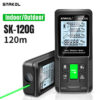 Snakol Tape Measure 120M Green Laser Distance Meter High Accuracy Roulette Multiple Measurement Functions Electronic Ruler